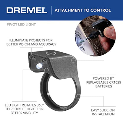 Dremel 4300-5/40 High Performance Rotary Tool Kit with LED Light- 5 Attachments & 40 Accessories - Ideal for Grinding, Cutting, Wood Carving, Sanding, and Engraving