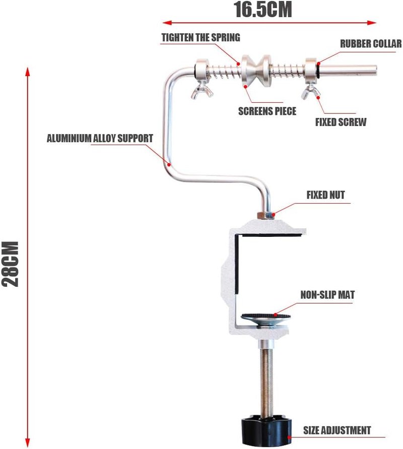 Fishing Line Winder - Adjustable Clamp Spooler Machine | Portable Multifunction Spooling Station