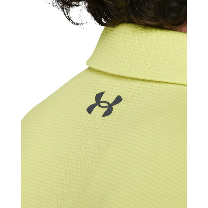 Under Armour Men's Tech Golf Polo, (727) Sonic Yellow / / Pitch Gray, X-Large Tall