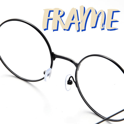 Spooktacular Creations Halloween Wizard Glasses, Old Men Round Wire Costume Glasses Accessory for Men Women Halloween Dress Up, Halloween Costume Prop