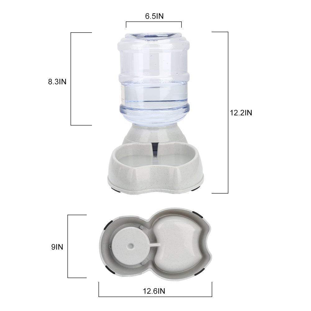 Old Tjikko Pet Water Dispenser,Cat Water Bowl,Dog Water Bowl Automatic,Large Automatic Drinking Fountain for Cat Dog,3.8L