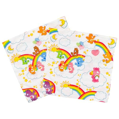 Silver Buffalo Care Bears Featuring Grumpy, Good Luck, Tenderheart, Love-A-Lot, Friend, Cheer, and Birthday 32 Pack Partyware Disposable Paper Plates and Napkins