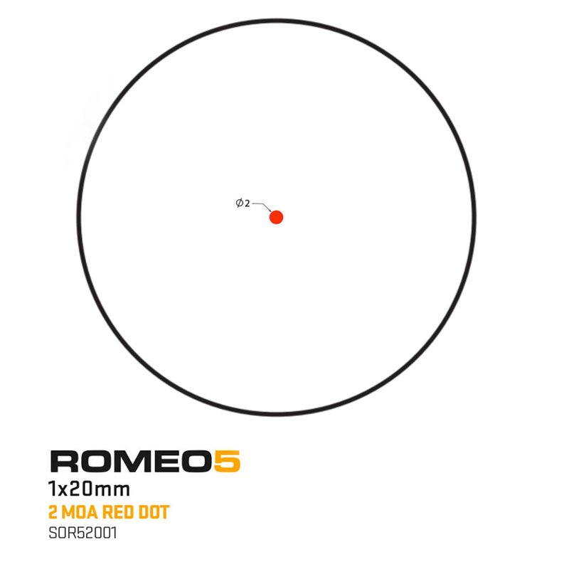 SIG SAUER ROMEO5 GEN I 1X20mm Tactical Hunting Shooting Durable Waterproof Fogproof Illuminated 2 MOA Red Dot Reticle Gun Sight - Black - GEN I Red Dot Sight - Black (SOR52001)