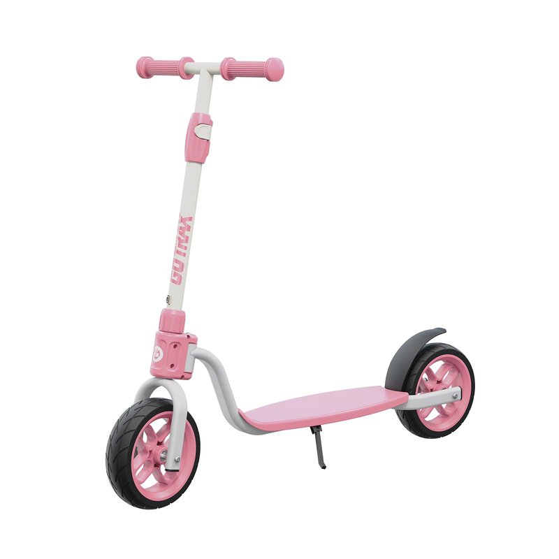 Gotrax KS8 Kick Scooter for Kids 5+, Large 8" Wheels and Height Adjustable Handlebar, Sturdy Wide Deck & Rear Brake, Detachable for Easy Storage, 2 Wheels Scooter for Kids, Teens, Child Safety, Pink