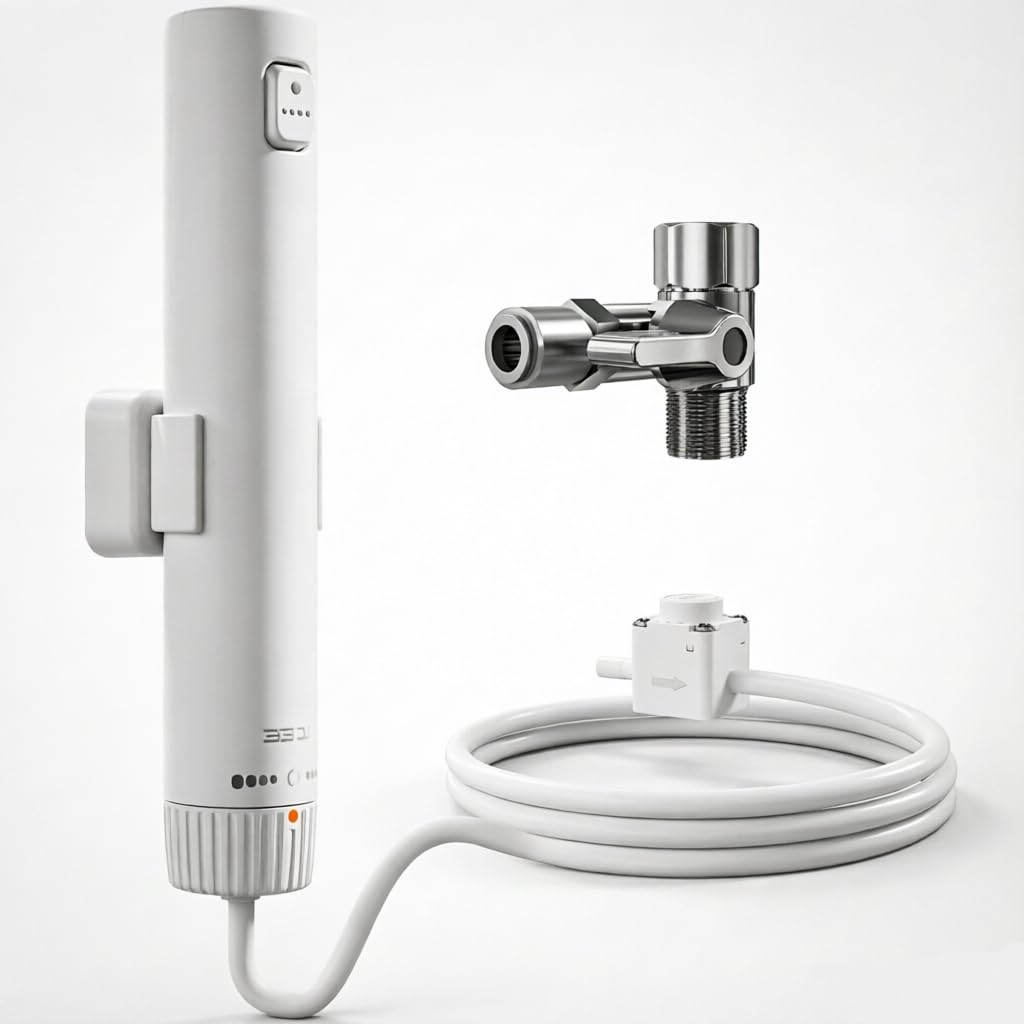 TOEE Handheld Bidet Sprayer for Toilet, 55" Leak-Proof Hose, Easy Install