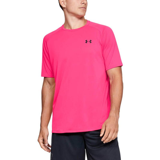 Under Armour Men's Tech 2.0 Short-Sleeve T-Shirt , Pink Surge (687)/Black, XX-Large Tall