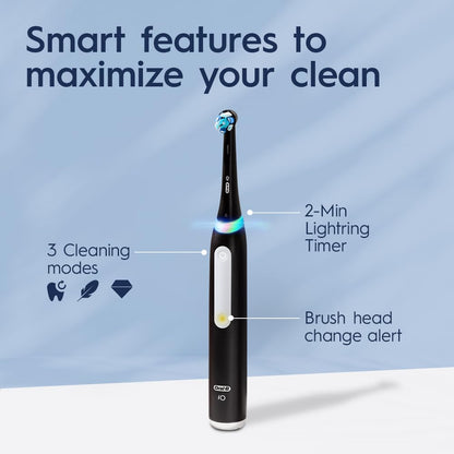 Oral-B iO3 Electric Toothbrush (1) with (1) Ultimate Clean Brush Head and (1) Charger