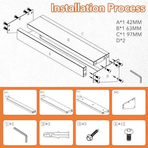 4Pcs Wall Mount Tool Organizer Set,Include Screwdriver Organizer,9mm-24mm Wrench Holder,Pliers Holder,Hammer Rack,Galvanized Steel Hand Tool Storage for Workshop,Shed,Garage,Home