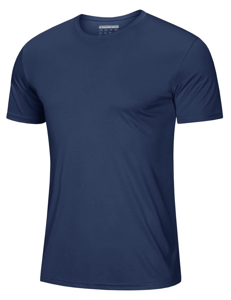 Short Sleeve Shirts for Men Dry Fit Moisture Wicking Active Athletic Performance Breathable Shirts Workout Running T-Shirt