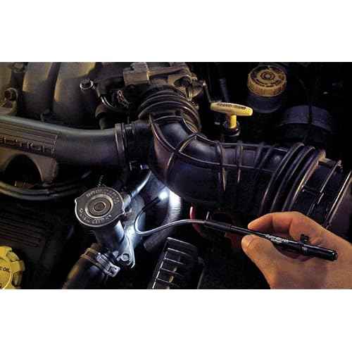 Streamlight 65658 Stylus Reach UL-Listed 11-Lumen White LED Pen Light for Mechanics, Inspectors, and Technicians with Flexible 7-Inch Extension Cable and 3 AAAA Alkaline Batteries, Black