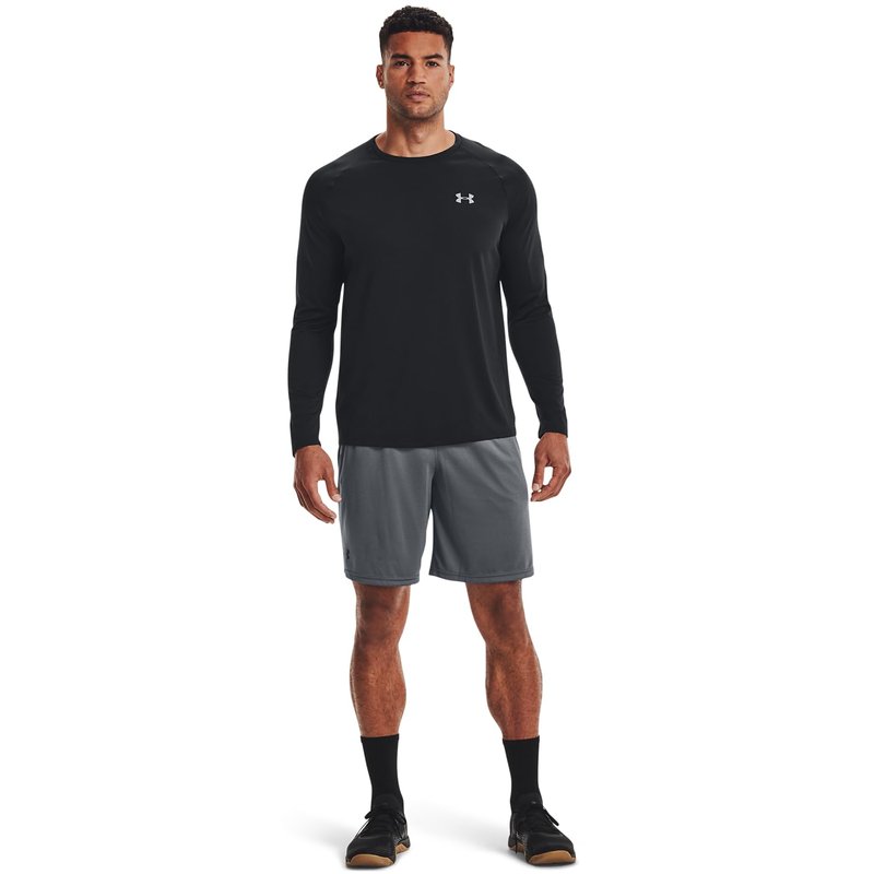 Under Armour Men's Tech Mesh Shorts , Pitch Gray (012)/Black, Large