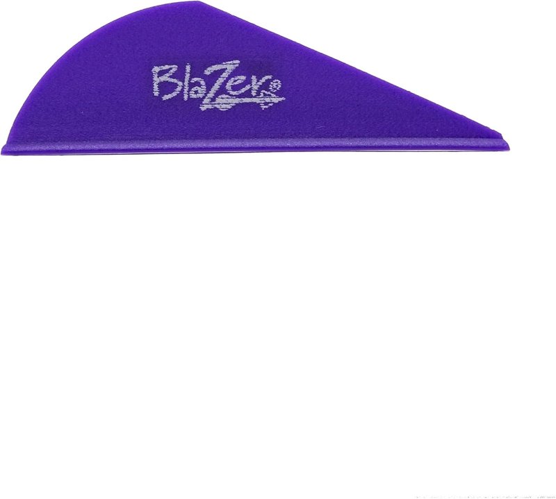 Bohning Blazer Vane - Purple Archery Fletching | Pack of 36, 2-Inch Length