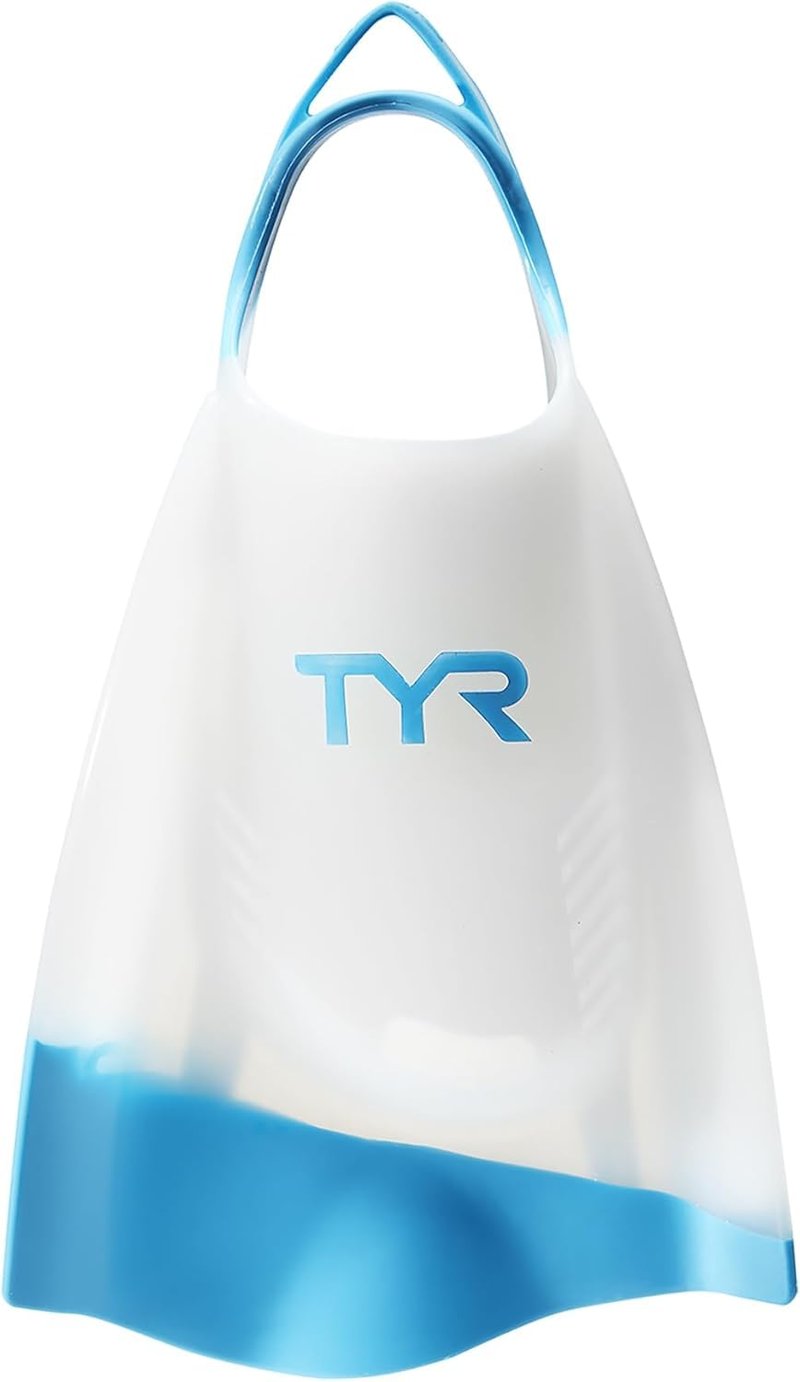 TYR Hydroblade Swim Training Fins, Blue, X-Large