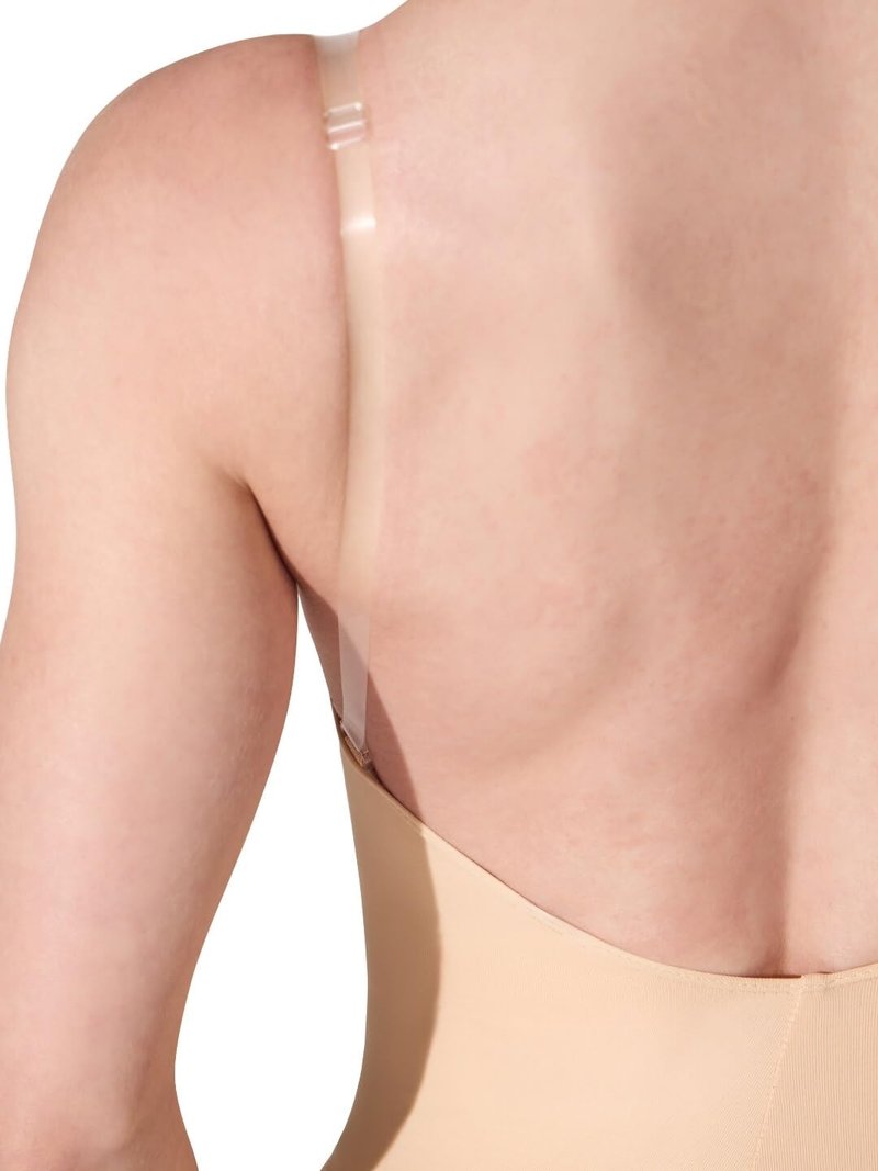 Capezio womens Camisole Leotard With Adjustable Straps Shirt, Nude, X-Small US