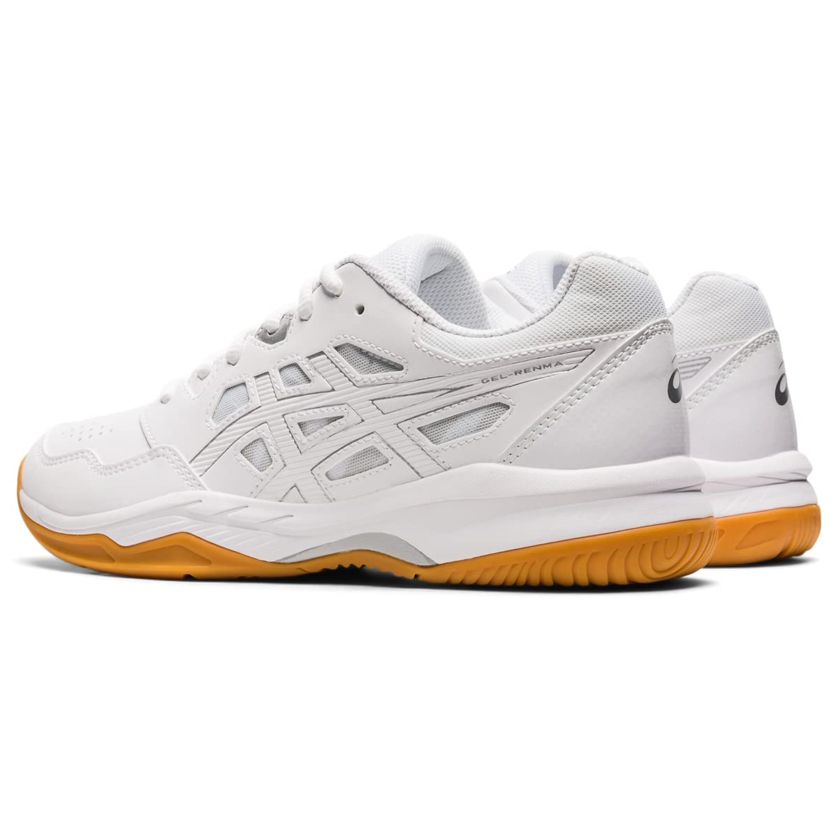 ASICS Women's Gel-RENMA Indoor Shoe, 8.5, White/Pure Silver