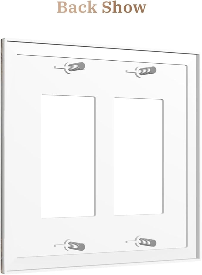 Decorative Art Light Switch Covers Elegant Rose Bouquet Art 2 Gang Dual Rocker Outlet Switch plate Faceplate GFCI for Home Decor