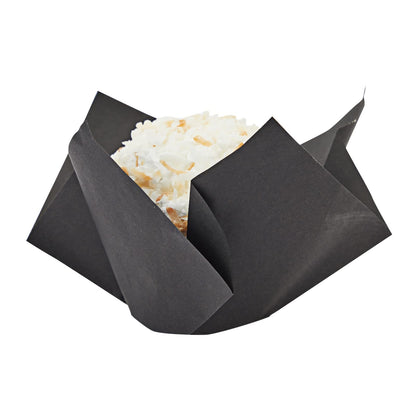 Juvale Cupcake Liners - 2 x 3.5 in, Black, 100 Pack - Tulip Cupcake Liners for Baking & Parties - Greaseproof Paper Wrappers