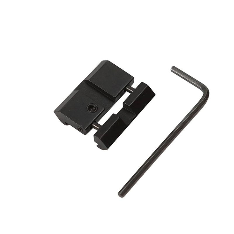 HAIYANG 2pcs Scope Mount Rail Adjustable Adapter 20mm Picatinny to 11mm,Mini Rail convertor Aluminum Alloy Lightweight