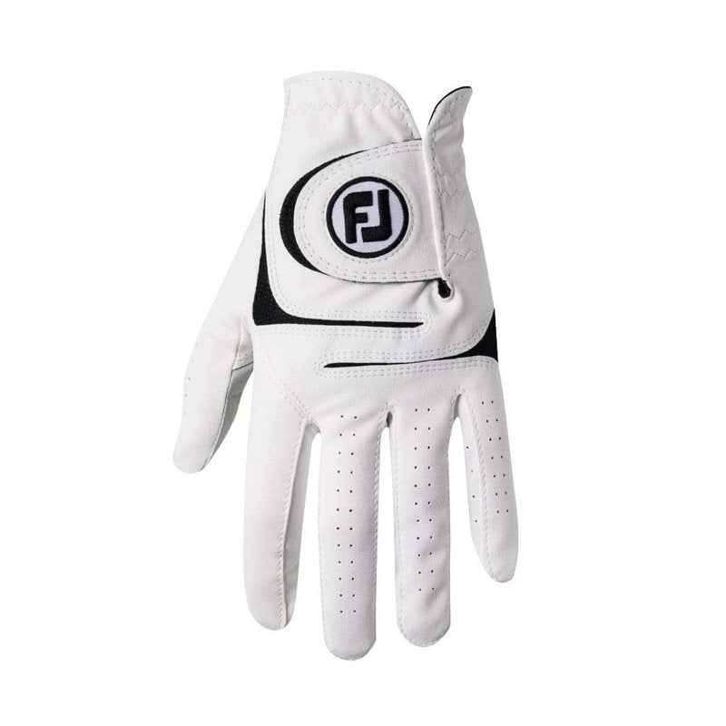 FootJoy Men's WeatherSof Prior Generation Golf Glove White Small, Worn on Right Hand