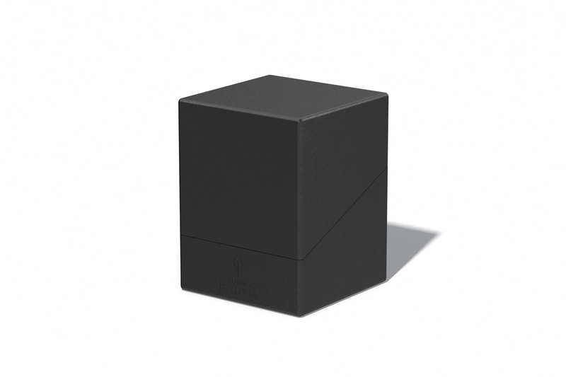 Ultimate Guard RTE Boulder 100+, Deck Case for 100 Double-Sleeved TCG Cards, Black, 97% Renewable, Made in Germany, Secure & Durable Storage