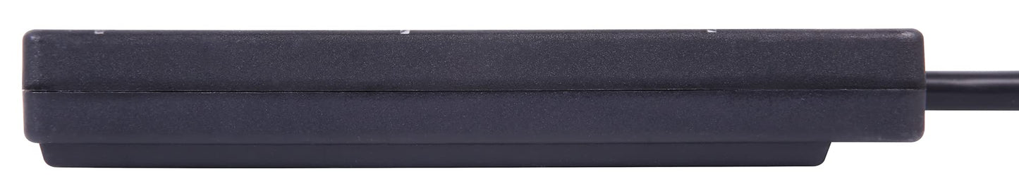 PRO ELEC 2 gang 5m black extension lead
