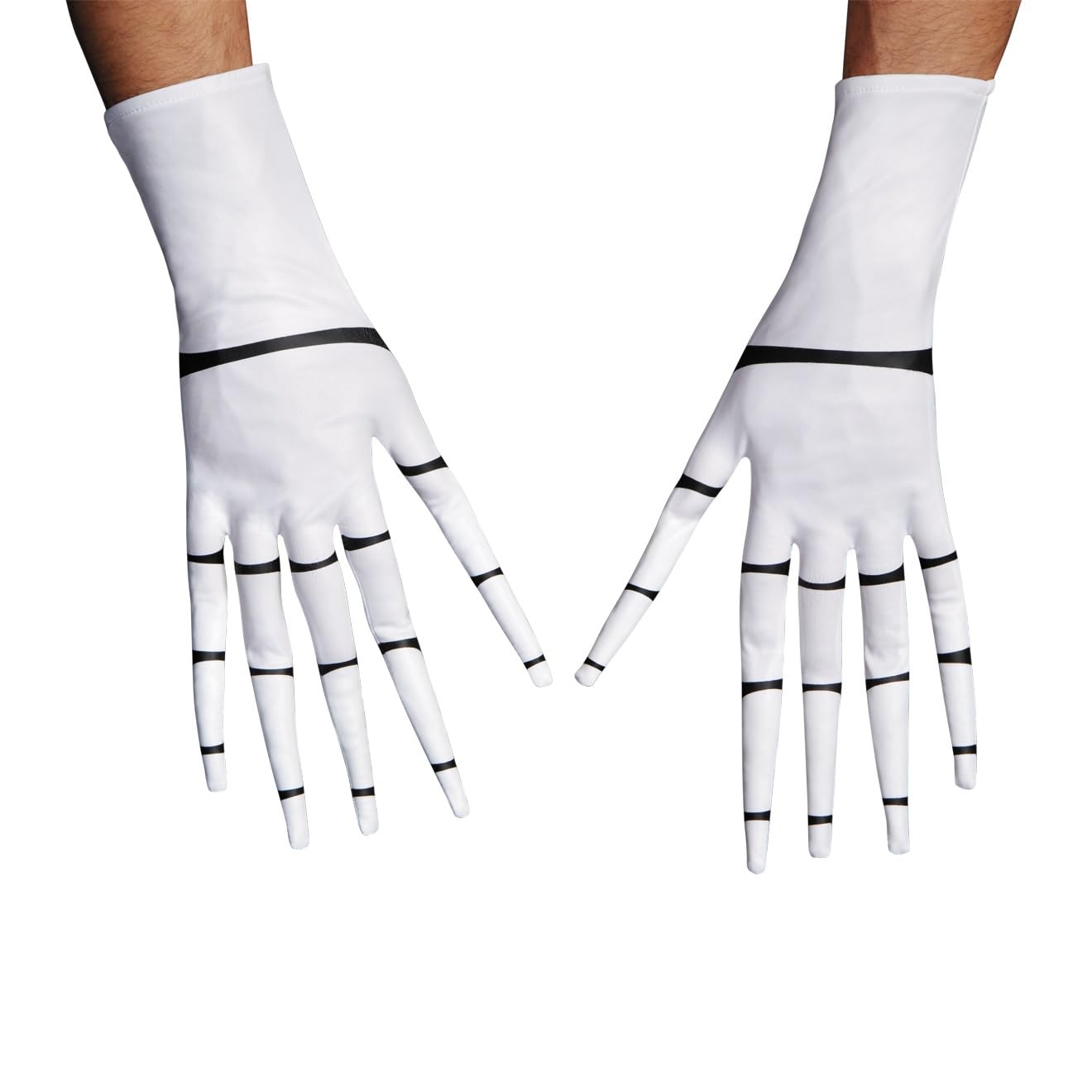 Disney Nightmare Before Christmas Jack Skellington Gloves, Official Adult Size Jack Glove Costume Accessories