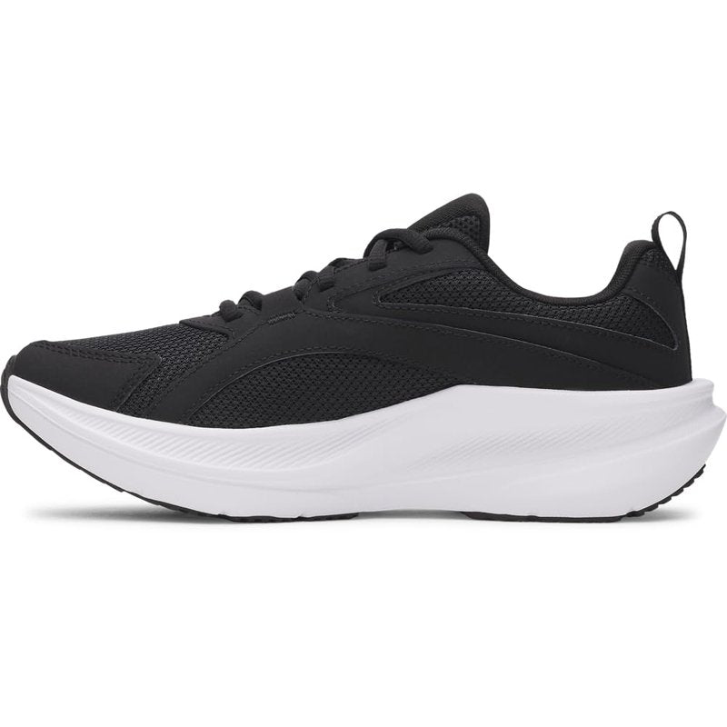 Under Armour Women's Charged Assert 11, (001) Black/Black/White, 10, US