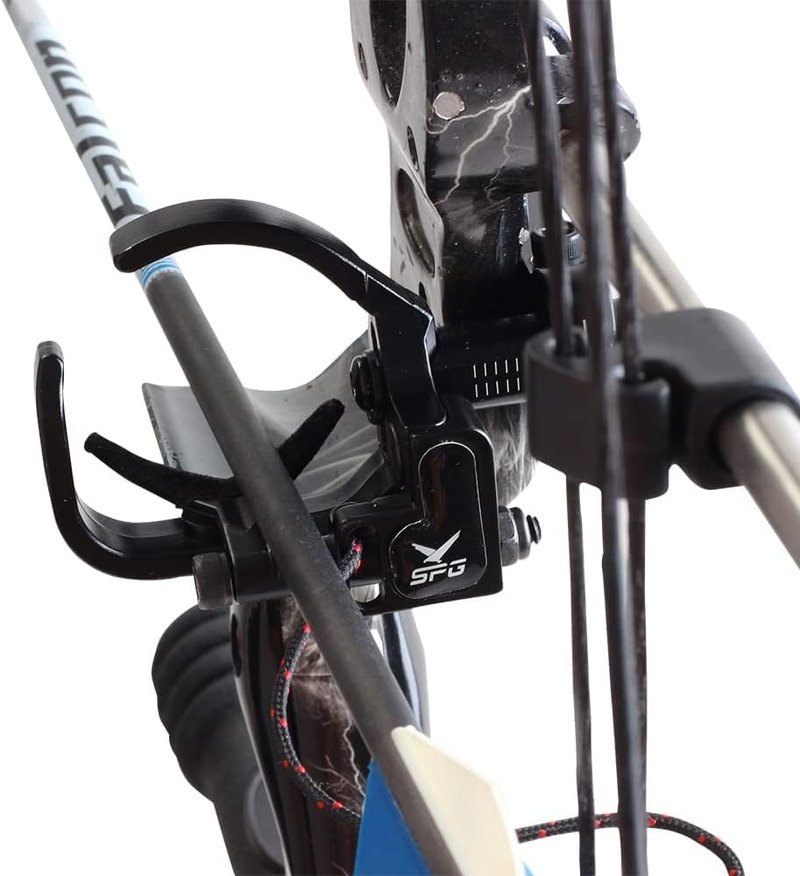 Drop Away Arrow Rest - Adjustable Metal Archery Rest for Compound Bow | Right Hand, Black