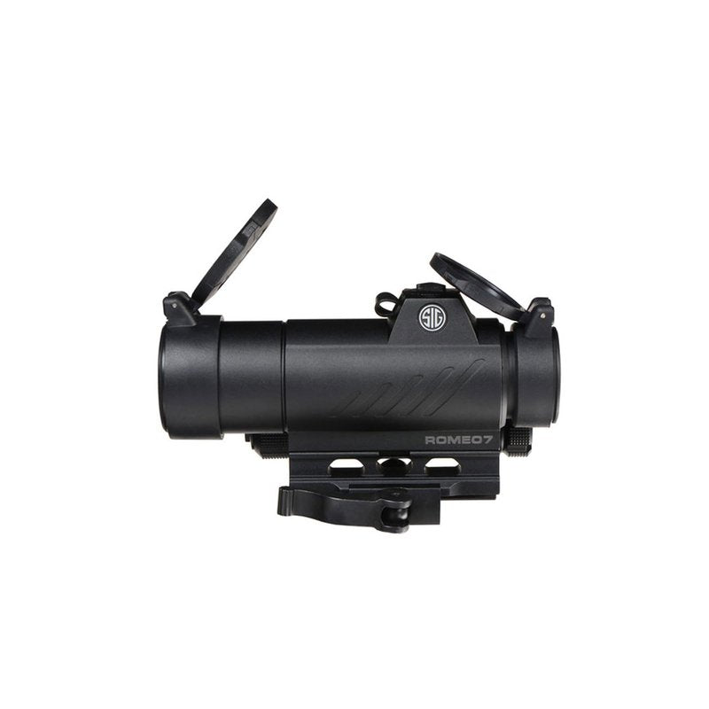 Sig Sauer ROMEO7 1x30mm Durable Aluminum Waterproof Fogproof Closed Full Size 2 MOA Red Dot Sight
