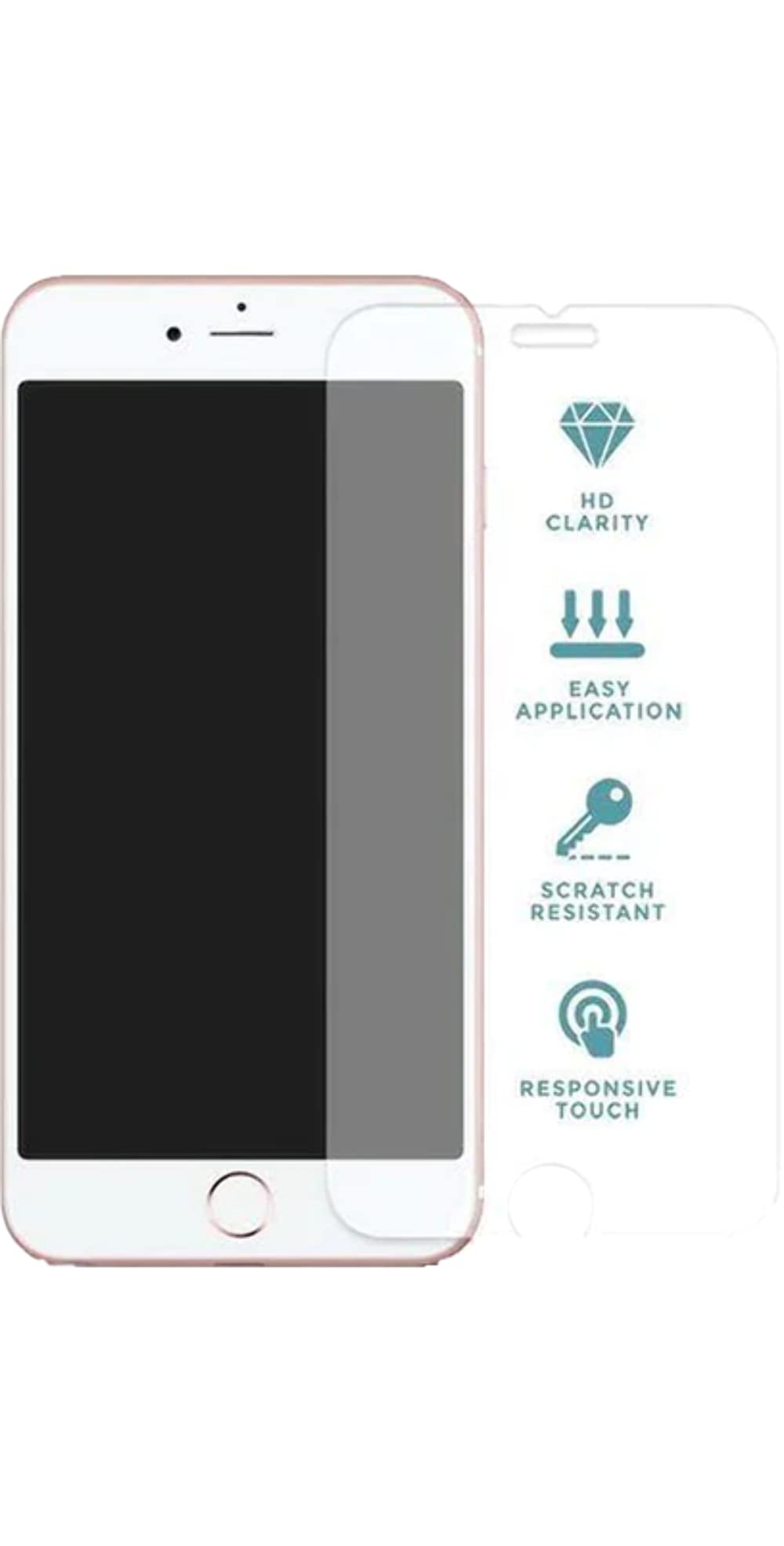 Casely iPhone 16, iPhone 15 Premium Tempered Glass Screen Protector