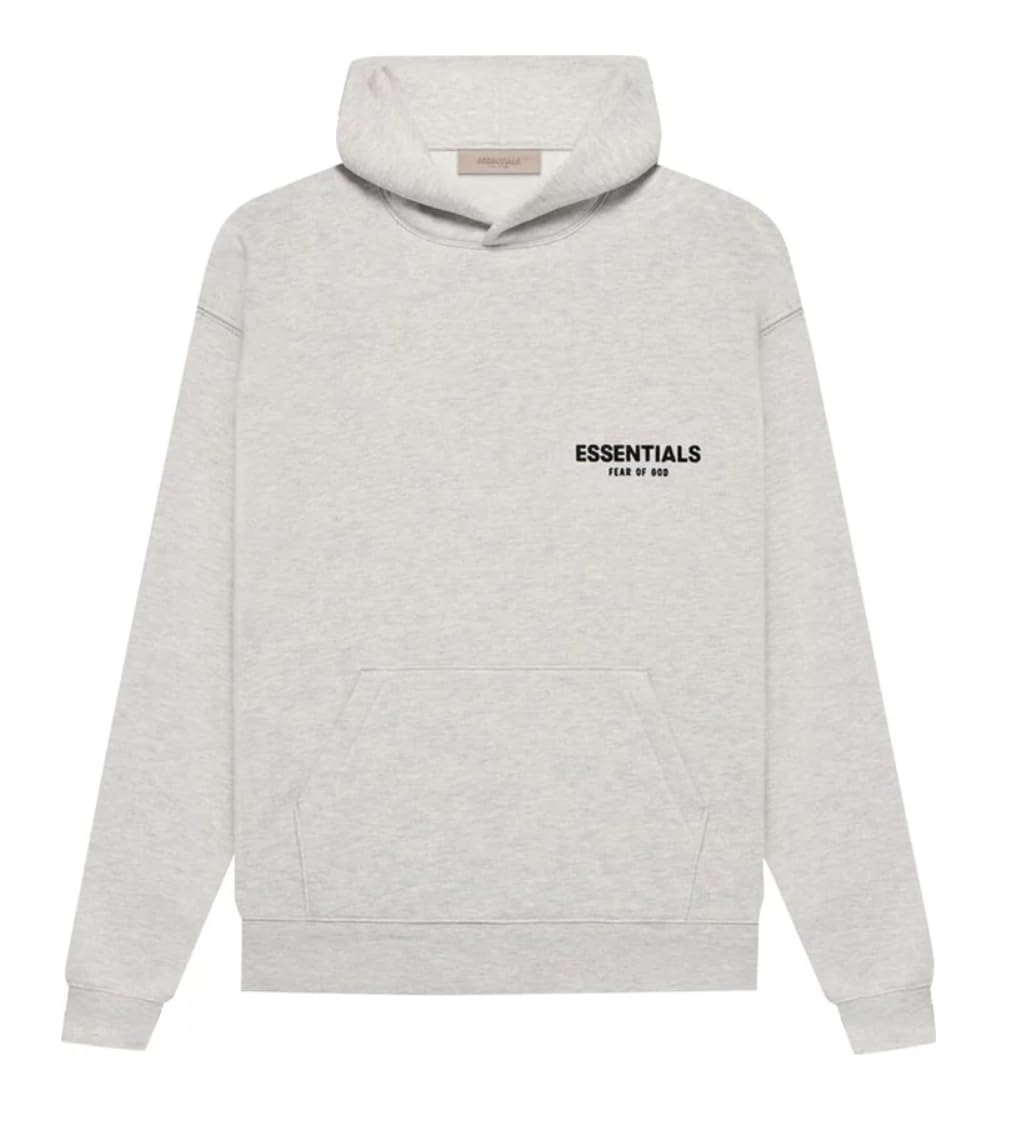 Villeion Styles Essentials - Oversized Hoodie Collection (US, Alpha, Small, Regular, Regular, Light Oatmeal)