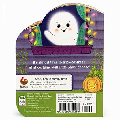 Funny Little Ghost - Halloween Ghost-Shaped Board Book