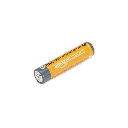 Amazon Basics 24 Count AA & AAA High-Performance Alkaline Batteries Value Pack - 12 Double AA Batteries and 12 Triple AAA Batteries