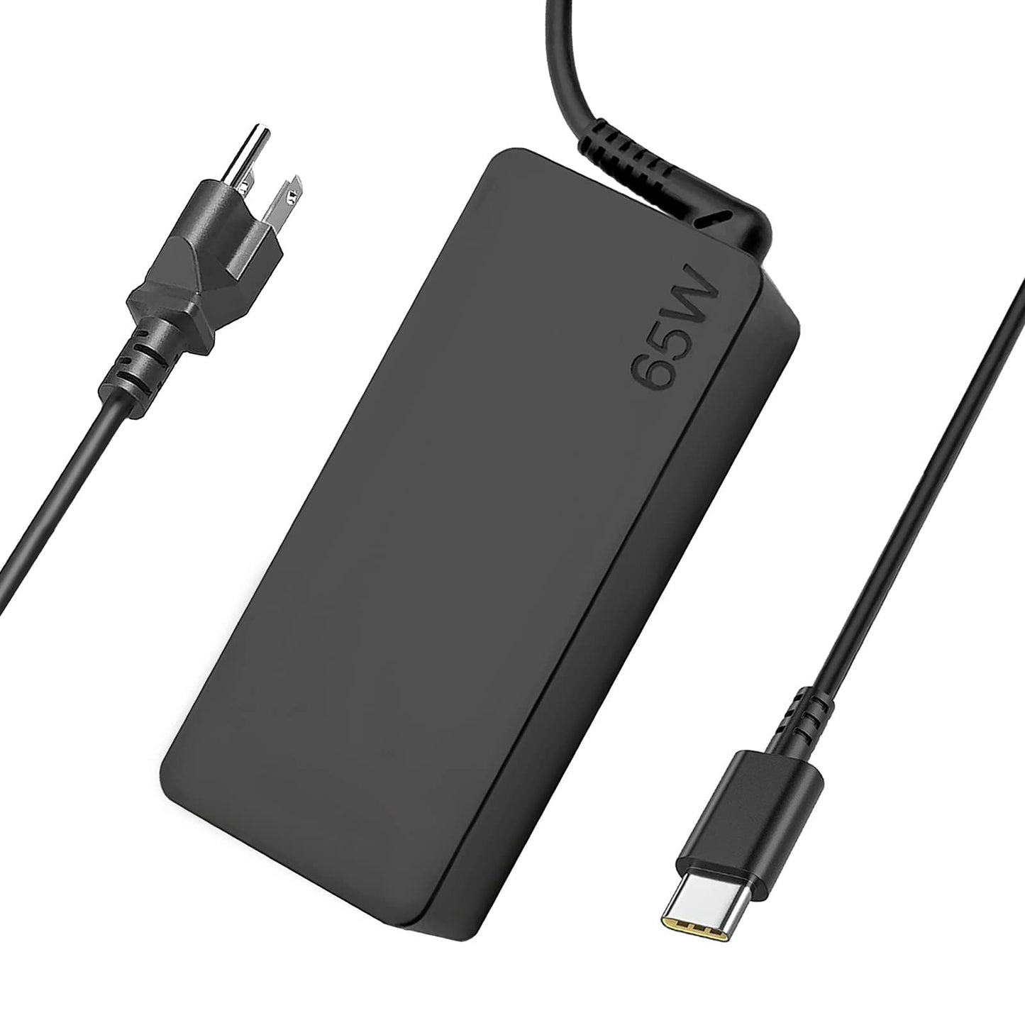 Dzytnsy USB-C 65W 45W AC Replacement Charger Compatible with Lenovo ThinkPad T480 T490 T580 ADLX65YDC2A ADLX65YLC2D ADLX65YDC3A ADLX65YDC2D chromebook 2nd Gen S330 65W Laptop Power Supply Adapter Cord