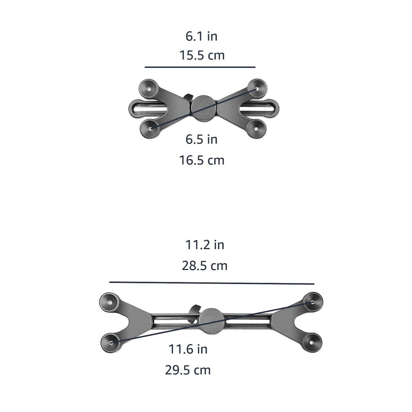 Amazon Basics Adjustable Tablet/iPad Mic Stand Holder for Music Performance, Black