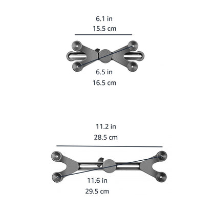 Amazon Basics Adjustable Tablet/iPad Mic Stand Holder for Music Performance, Black