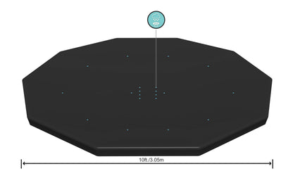Bestway | Round Pool Cover for Above Ground Pools, 3.05m