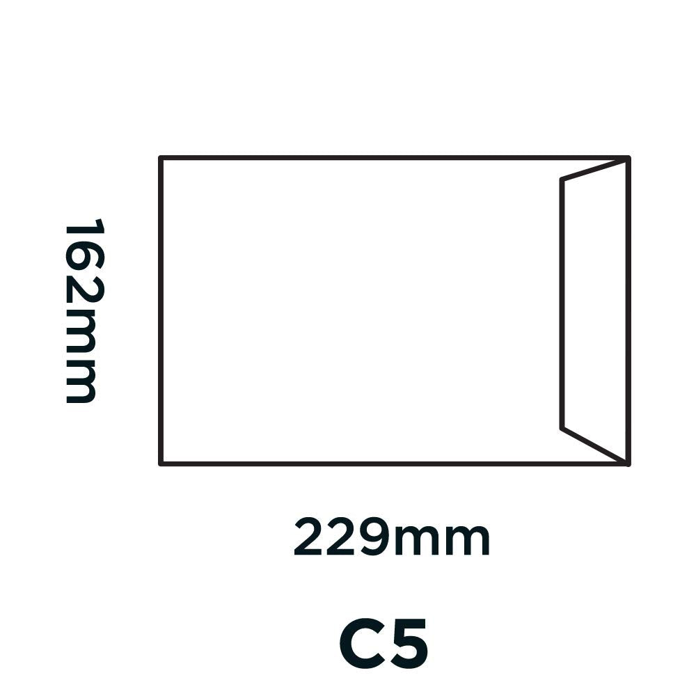 Blake Purely Everyday C5 229 x 162 mm 100 gsm Pocket Peel & Seal Envelopes (23893/100 PR) White - Pack of 100