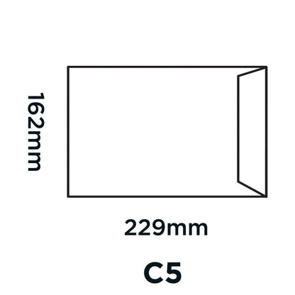 Blake Purely Everyday C5 229 x 162 mm 100 gsm Pocket Peel & Seal Envelopes (23893/100 PR) White - Pack of 100