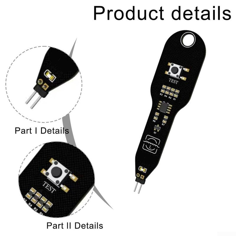 Sumsoctober Inductor Fault Tester for Mobile Phone Motherboards Electromagnetic Induction Coil Tester for Quick PCB Repair and Electronic Component Diagnosis