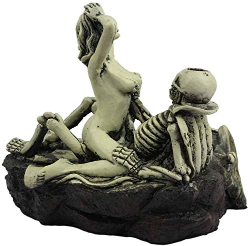 RUITASA Creative Skull Ashtray & Love Never Dies Skull Ashtray Fun Taste The Living Room Decoration For Smoking Room Decor Gifts for Smokers