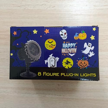 Segotendy Halloween Projector Lights Outdoor, 8 Images Mode with 96 Cartoons,Waterproof Holiday Projector with Remote Control Timer for Valentine Decorations Easter Christmas Halloween Birthday Party
