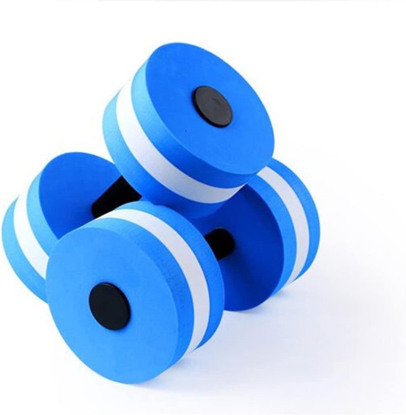 Floating Dumbbells for Water Aerobics - Set of 2 | Pink, Red, Blue, Green