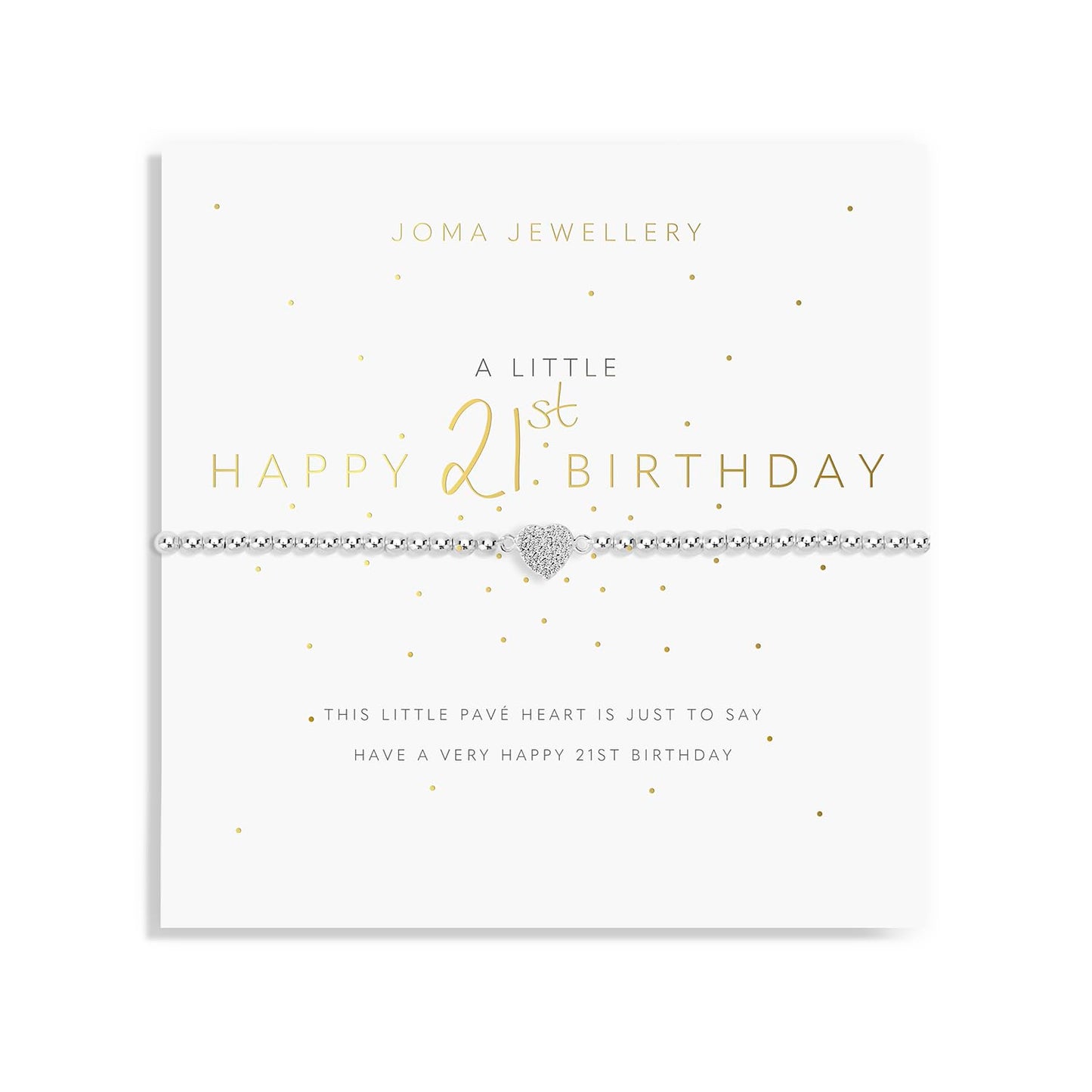 Joma Jewellery A Little 21st Birthday Bracelet