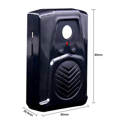 Replaceable Voice Motion Sensor PIR Infrared Sound Player Haunted House Scream Box Speaker with USB Download Function Christmas MP3 Horror Happy Music Motion Activated Voice Playe