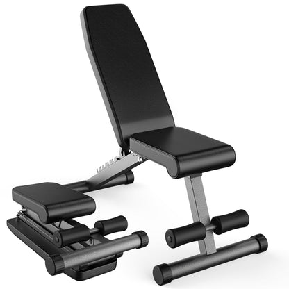 Finer Form 5-in-1 Weight Bench, Adjustable & Foldable for Bench Press, Strength Training and Full Body Workout. Perfect for Dumbbell Sets or an Adjustable Dumbbell Set in Your Home Gym.