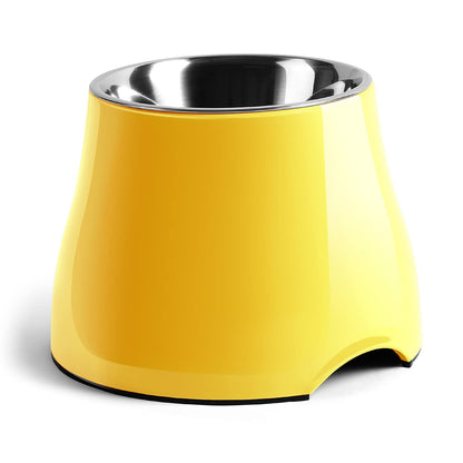 yoken Elevated Dog Bowls,[Prevention of Vertebrae Disease][Super Non-Slip]Dog Bowl with Stainless Steel Bowl,High Capacity Dog Food Bowls,Colorful Raised Dog Bowls for Medium/Small Size Dogs