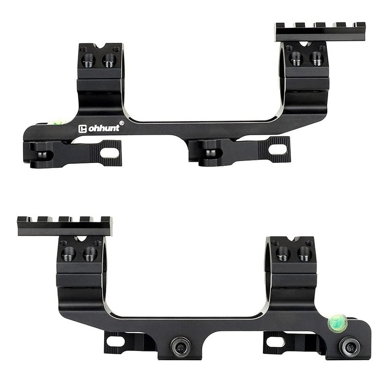 ohhunt Scope Mount 1 inch 30mm Picatinny Scope Mounts Rings QD Quick Release with Scope Level