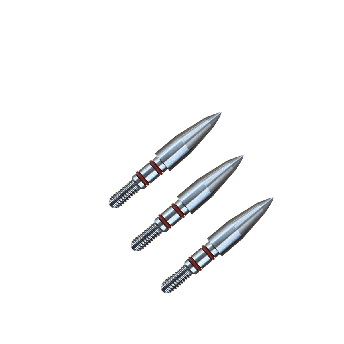 100/125/150/200 Grains Archery Field Points Practice Field Tips, Stainless Steel Archery Target Practice Hunting Arrow Tip for Recurve, Compound Bow Crossbow, Screw in Broadheads (A 17/64″-100grains)