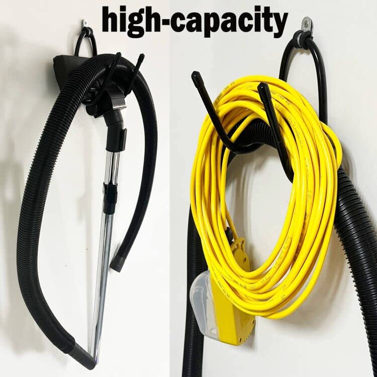 AUXPhome Vacuum Cleaner Storage Bracket Power Tool Hose Stand Holder Vacuum Head Hanger for Canister Vacuum Cleaner Handheld Vacuum Cleaner Work Shop Vacuums Cleaner - W Style